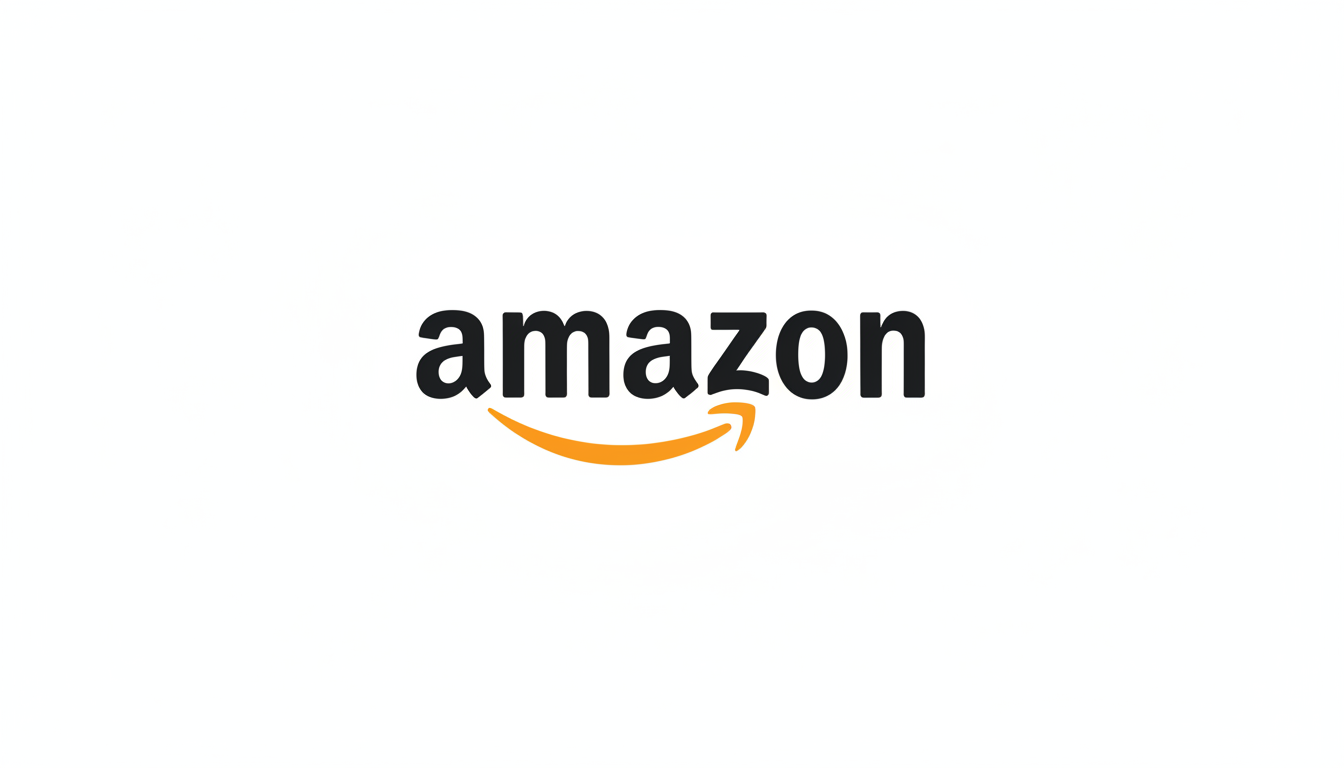 Amazon logo on white background, high resolution official brand logo